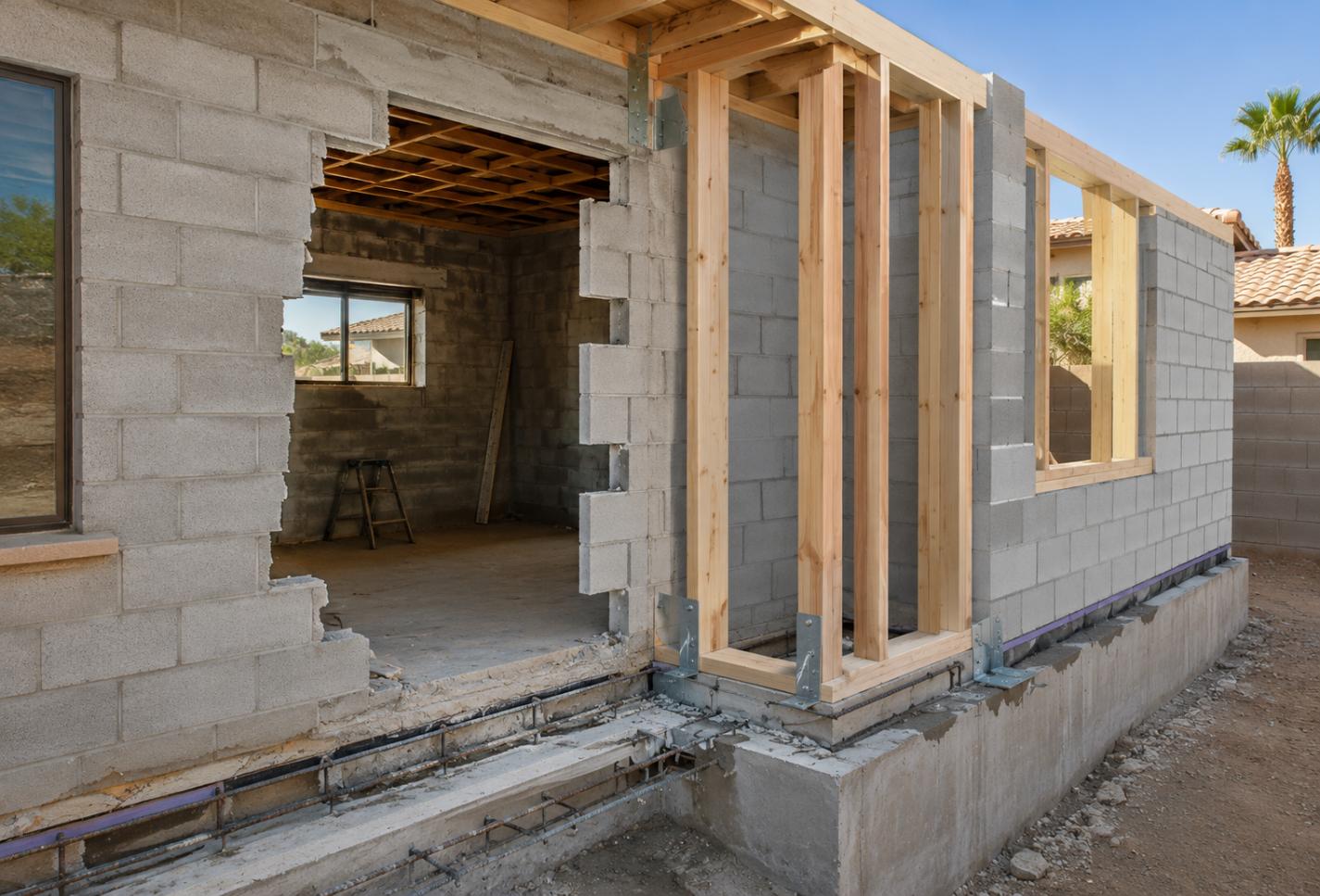 Tie-Ins for Concrete Block Homes: Structurally Sound Additions in Phoenix Neighborhoods